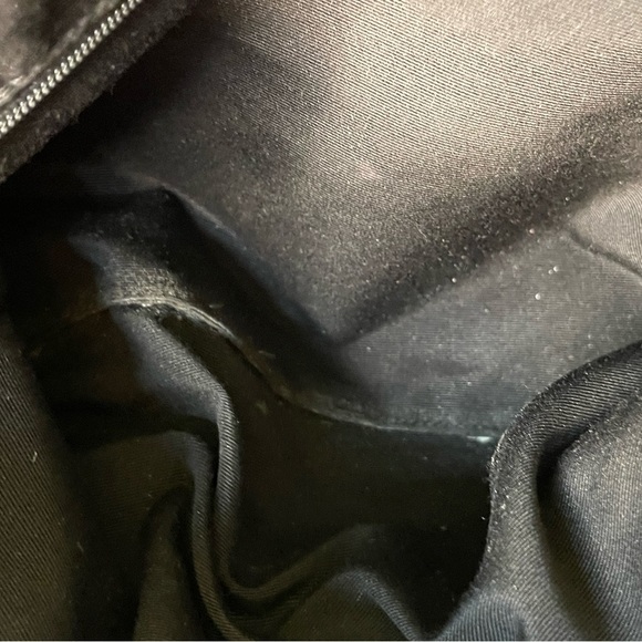 Coach Signature Stripe Black and Gray Monogram Tote Shoulder Bag - Picture 10 of 12